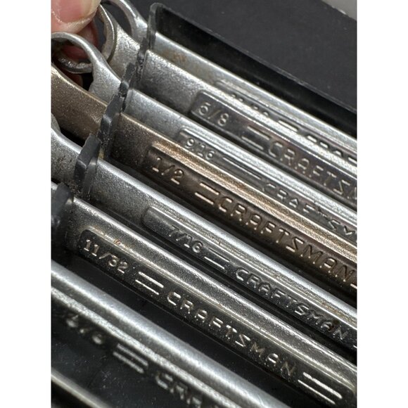 Craftsman Combination Wrench Set 8 Piece SAE Sizes - Picture 4 of 5